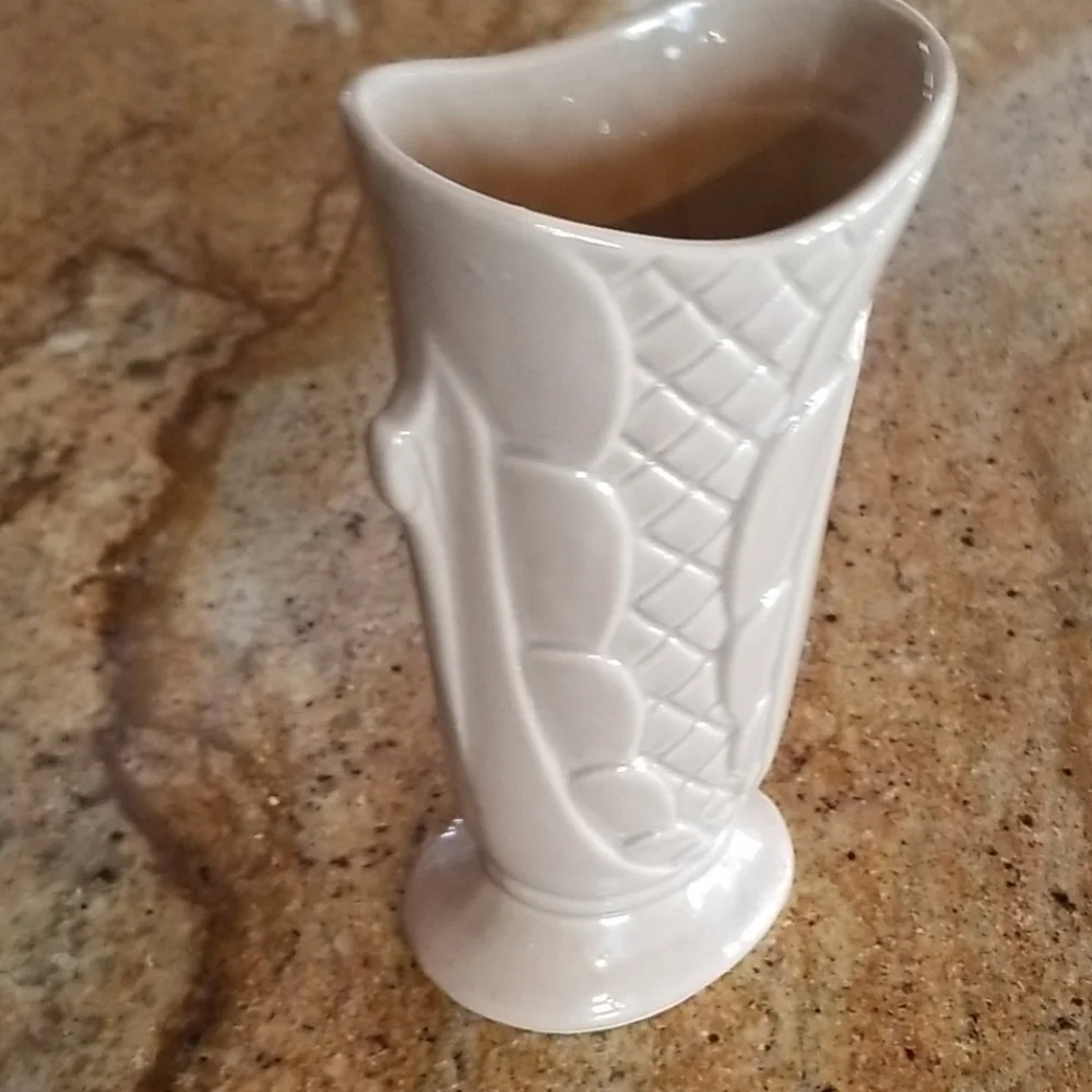 VTG Shawnee Pottery Vase beige Shawnee USA - Picture 4 of 10